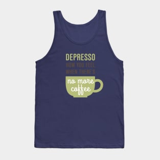 Depresso Coffee Tank Top